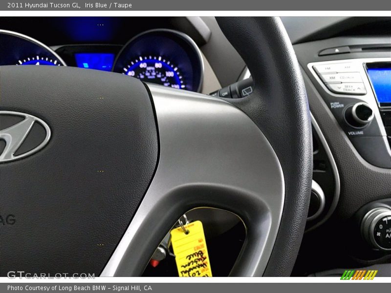 Iris Blue / Taupe 2011 Hyundai Tucson GL