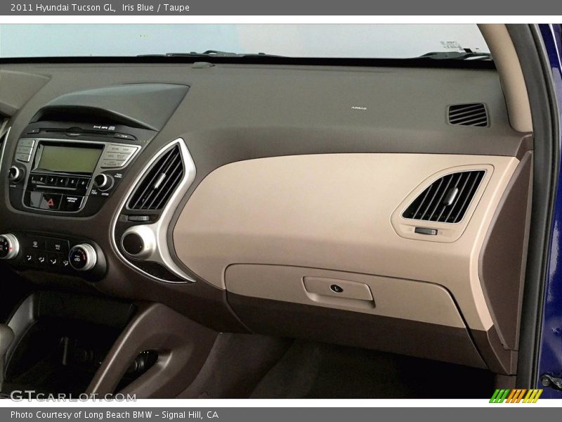 Iris Blue / Taupe 2011 Hyundai Tucson GL