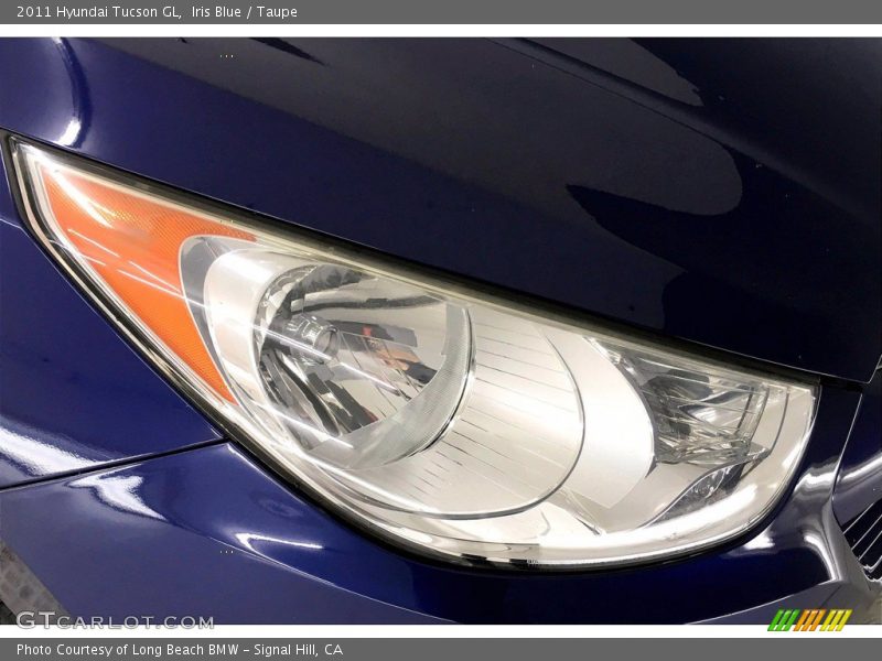 Iris Blue / Taupe 2011 Hyundai Tucson GL