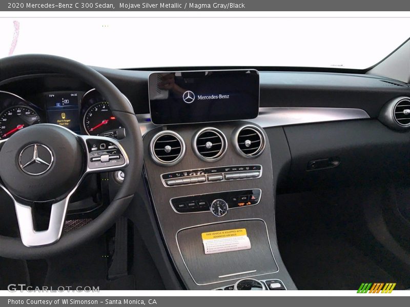 Mojave Silver Metallic / Magma Gray/Black 2020 Mercedes-Benz C 300 Sedan