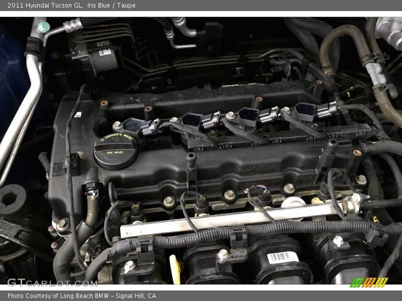 Iris Blue / Taupe 2011 Hyundai Tucson GL
