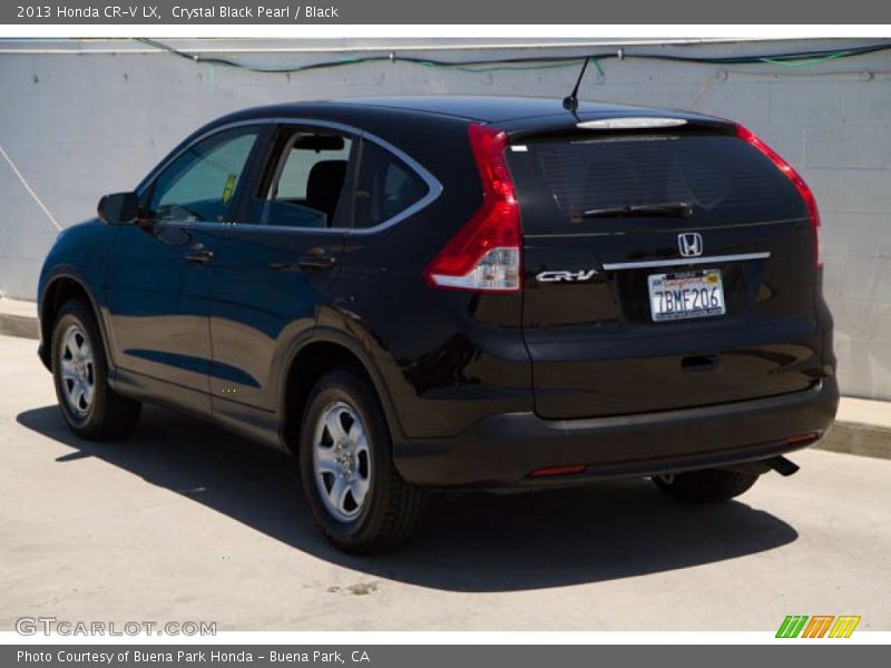 Crystal Black Pearl / Black 2013 Honda CR-V LX