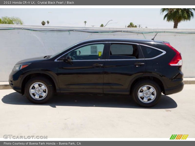 Crystal Black Pearl / Black 2013 Honda CR-V LX