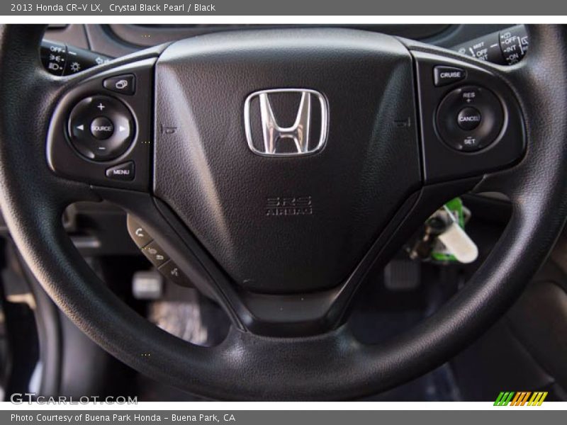 Crystal Black Pearl / Black 2013 Honda CR-V LX