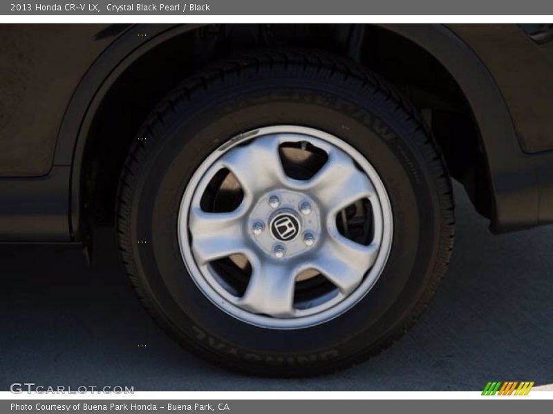 Crystal Black Pearl / Black 2013 Honda CR-V LX