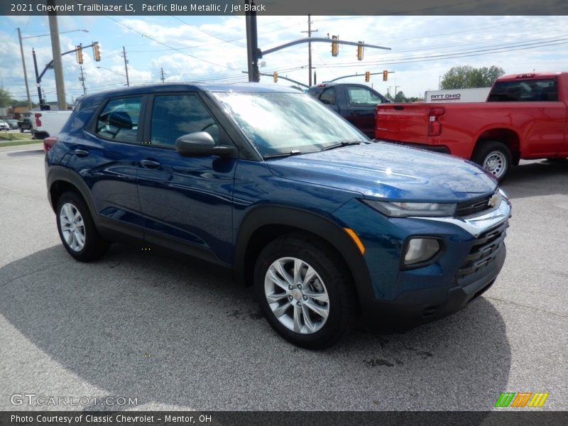 Pacific Blue Metallic / Jet Black 2021 Chevrolet Trailblazer LS