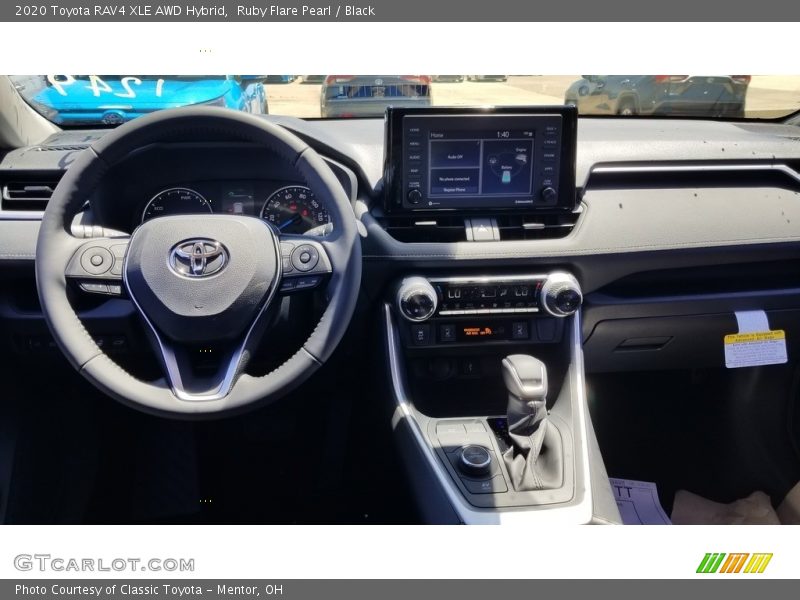 Ruby Flare Pearl / Black 2020 Toyota RAV4 XLE AWD Hybrid