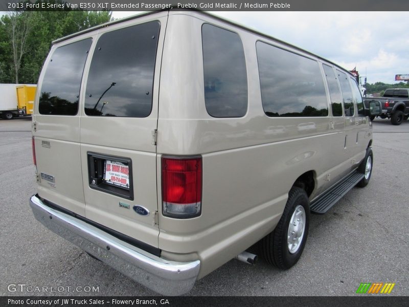 Pueblo Gold Metallic / Medium Pebble 2013 Ford E Series Van E350 XLT Extended Passenger