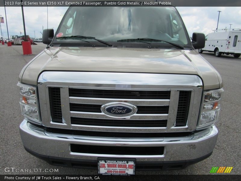 Pueblo Gold Metallic / Medium Pebble 2013 Ford E Series Van E350 XLT Extended Passenger
