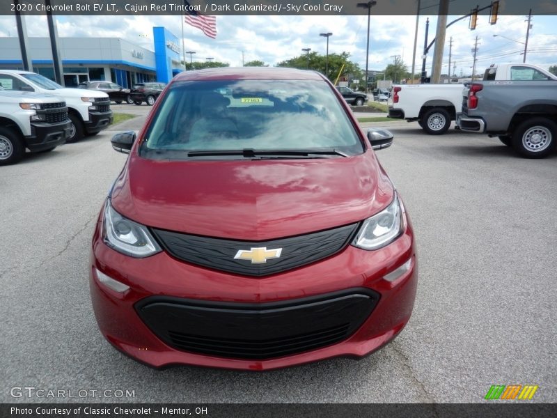 Cajun Red Tintcoat / Dark Galvanized/­Sky Cool Gray 2020 Chevrolet Bolt EV LT
