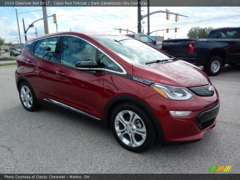Cajun Red Tintcoat / Dark Galvanized/­Sky Cool Gray 2020 Chevrolet Bolt EV LT