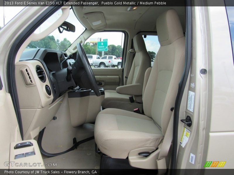 Pueblo Gold Metallic / Medium Pebble 2013 Ford E Series Van E350 XLT Extended Passenger