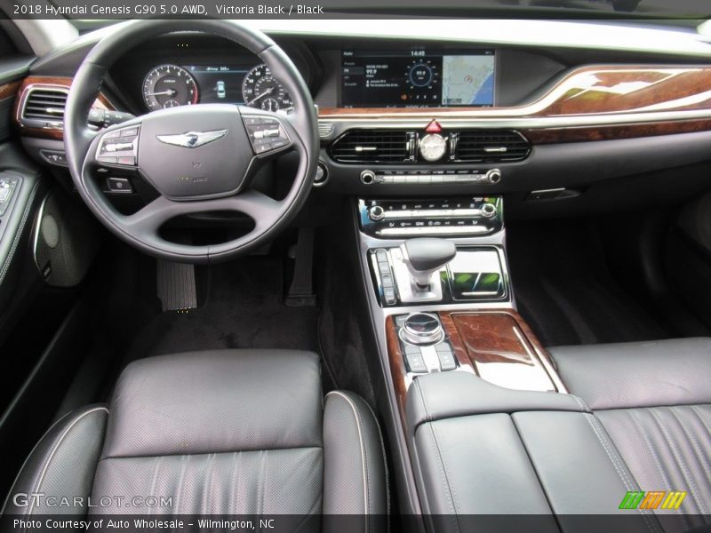  2018 Genesis G90 5.0 AWD Black Interior