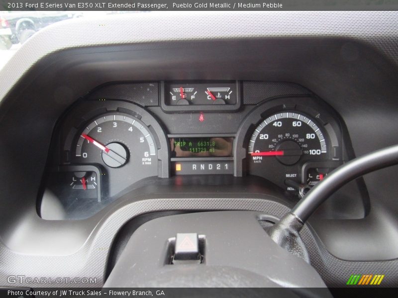 Pueblo Gold Metallic / Medium Pebble 2013 Ford E Series Van E350 XLT Extended Passenger