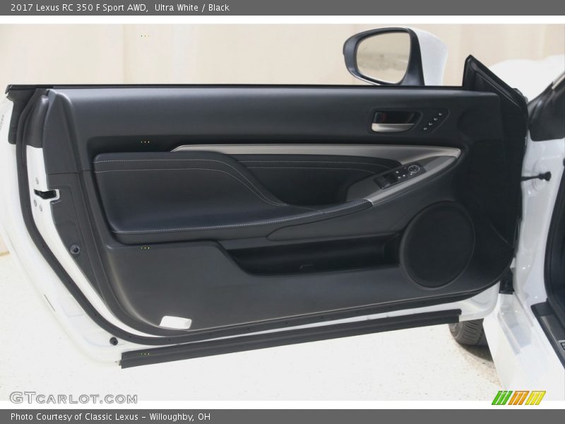 Ultra White / Black 2017 Lexus RC 350 F Sport AWD