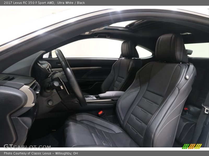 Ultra White / Black 2017 Lexus RC 350 F Sport AWD