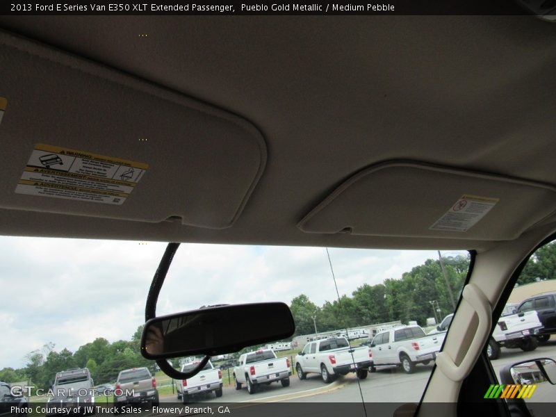 Pueblo Gold Metallic / Medium Pebble 2013 Ford E Series Van E350 XLT Extended Passenger