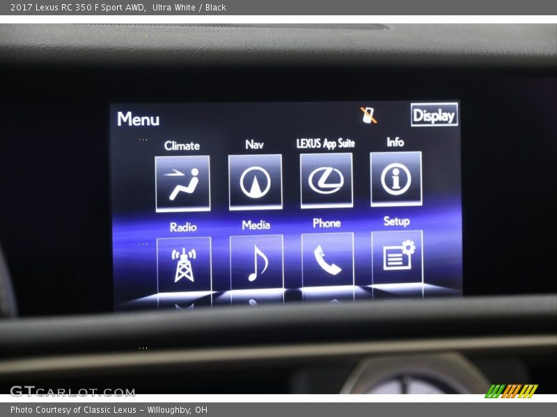 Ultra White / Black 2017 Lexus RC 350 F Sport AWD