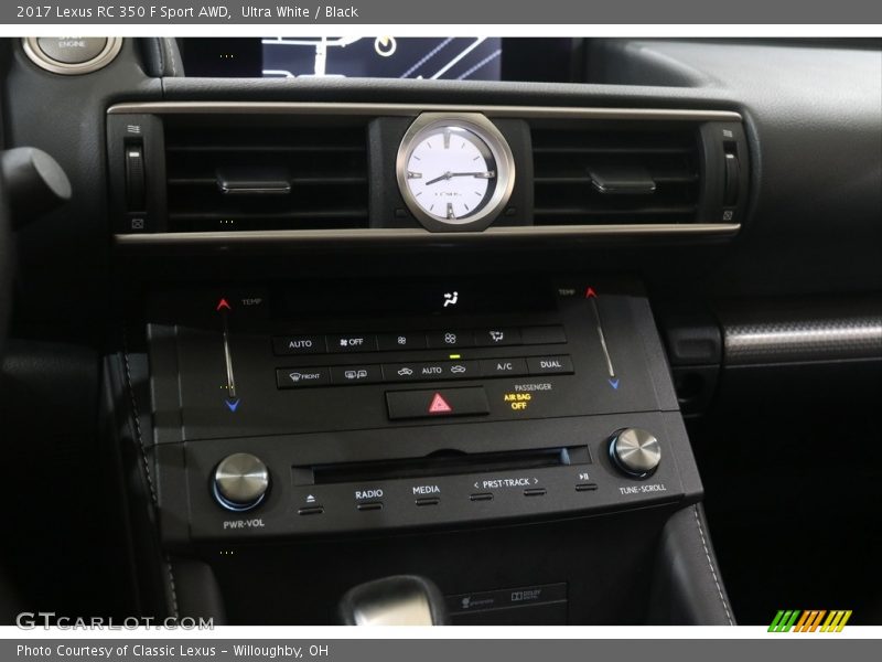 Ultra White / Black 2017 Lexus RC 350 F Sport AWD
