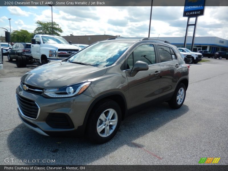 Stone Gray Metallic / Jet Black 2020 Chevrolet Trax LT AWD