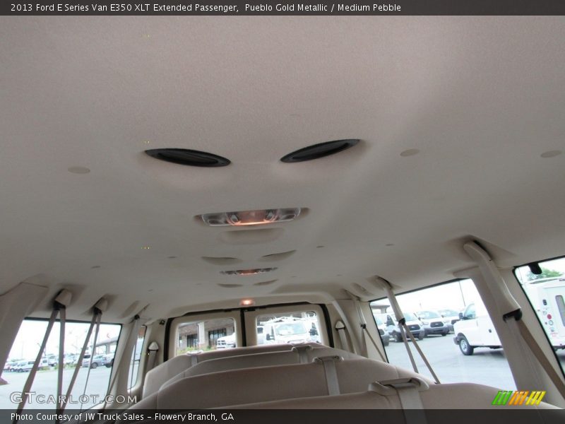 Pueblo Gold Metallic / Medium Pebble 2013 Ford E Series Van E350 XLT Extended Passenger