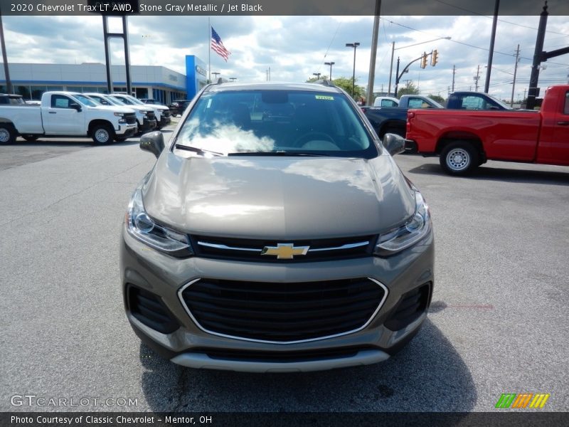 Stone Gray Metallic / Jet Black 2020 Chevrolet Trax LT AWD