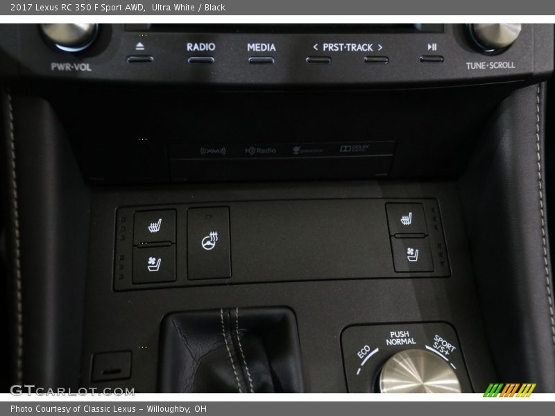 Ultra White / Black 2017 Lexus RC 350 F Sport AWD