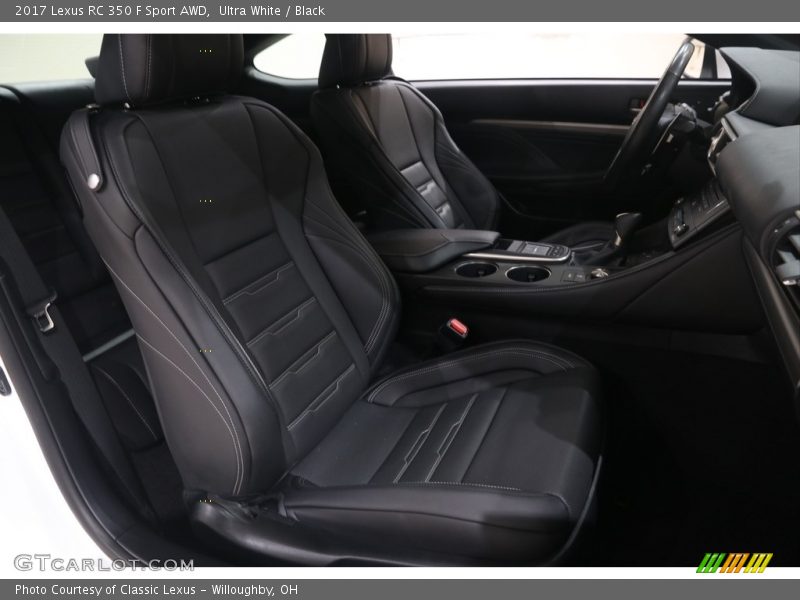 Ultra White / Black 2017 Lexus RC 350 F Sport AWD