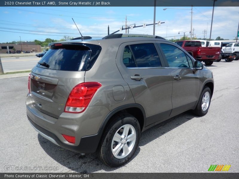 Stone Gray Metallic / Jet Black 2020 Chevrolet Trax LT AWD