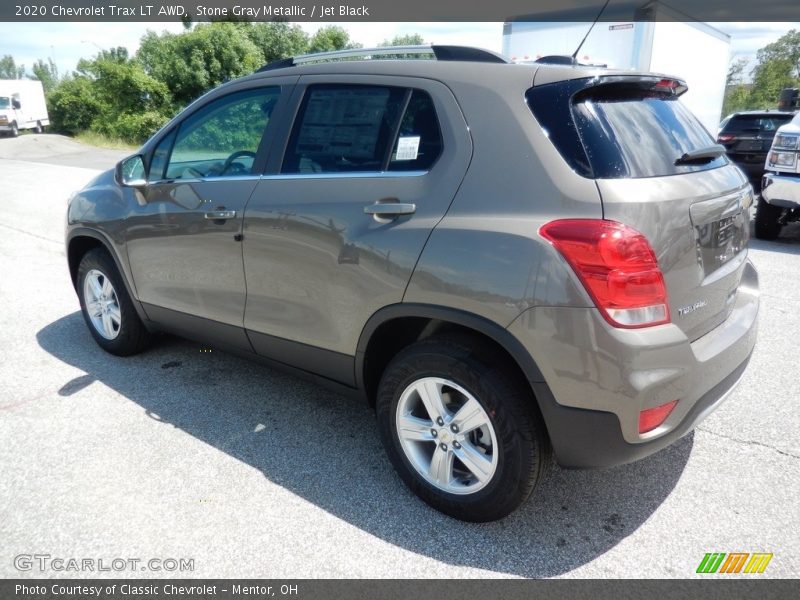 Stone Gray Metallic / Jet Black 2020 Chevrolet Trax LT AWD