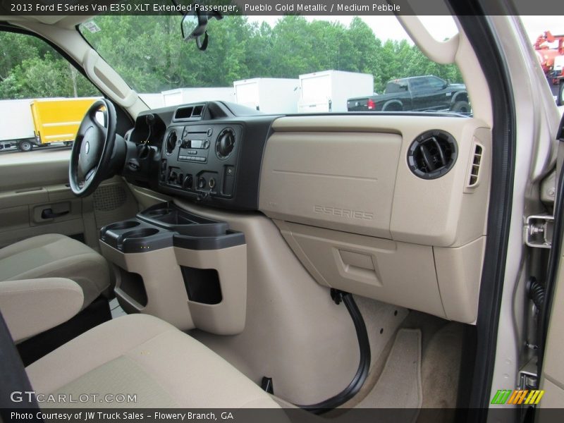 Pueblo Gold Metallic / Medium Pebble 2013 Ford E Series Van E350 XLT Extended Passenger