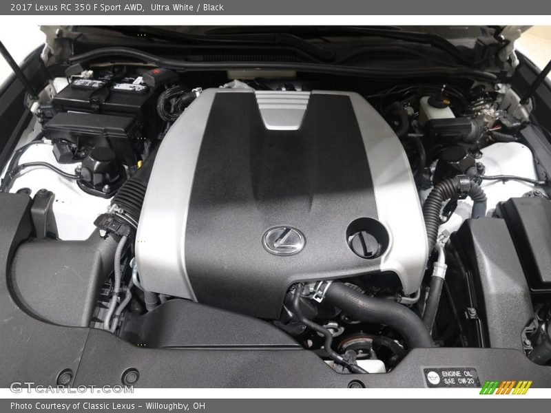 Ultra White / Black 2017 Lexus RC 350 F Sport AWD