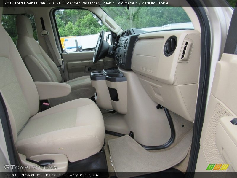 Pueblo Gold Metallic / Medium Pebble 2013 Ford E Series Van E350 XLT Extended Passenger