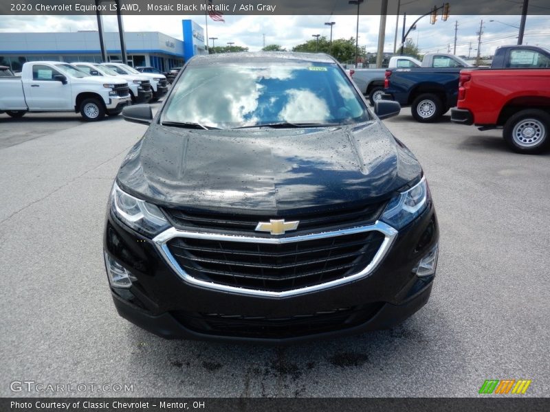 Mosaic Black Metallic / Ash Gray 2020 Chevrolet Equinox LS AWD