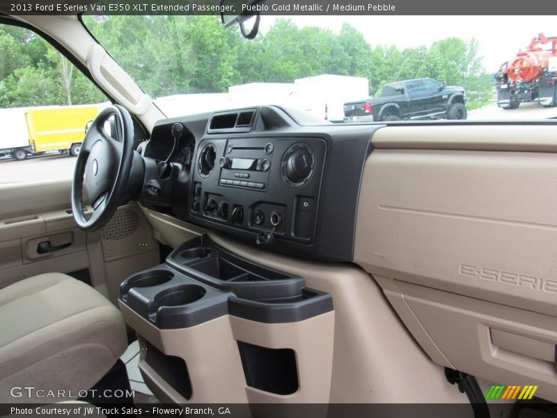 Pueblo Gold Metallic / Medium Pebble 2013 Ford E Series Van E350 XLT Extended Passenger