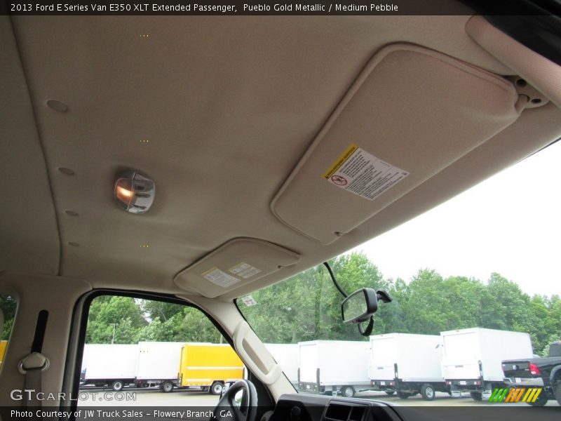 Pueblo Gold Metallic / Medium Pebble 2013 Ford E Series Van E350 XLT Extended Passenger