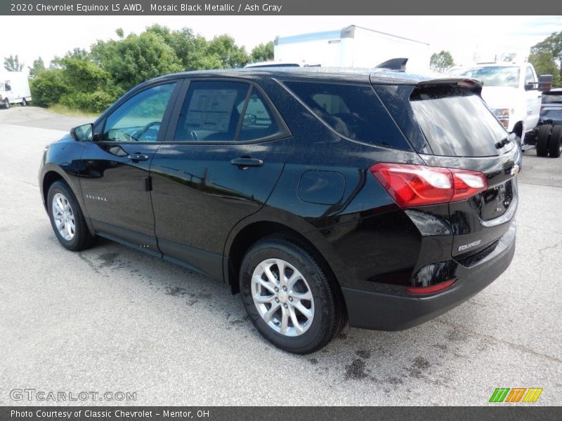 Mosaic Black Metallic / Ash Gray 2020 Chevrolet Equinox LS AWD