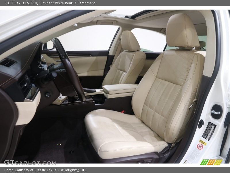 Eminent White Pearl / Parchment 2017 Lexus ES 350