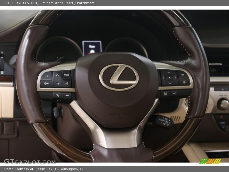Eminent White Pearl / Parchment 2017 Lexus ES 350