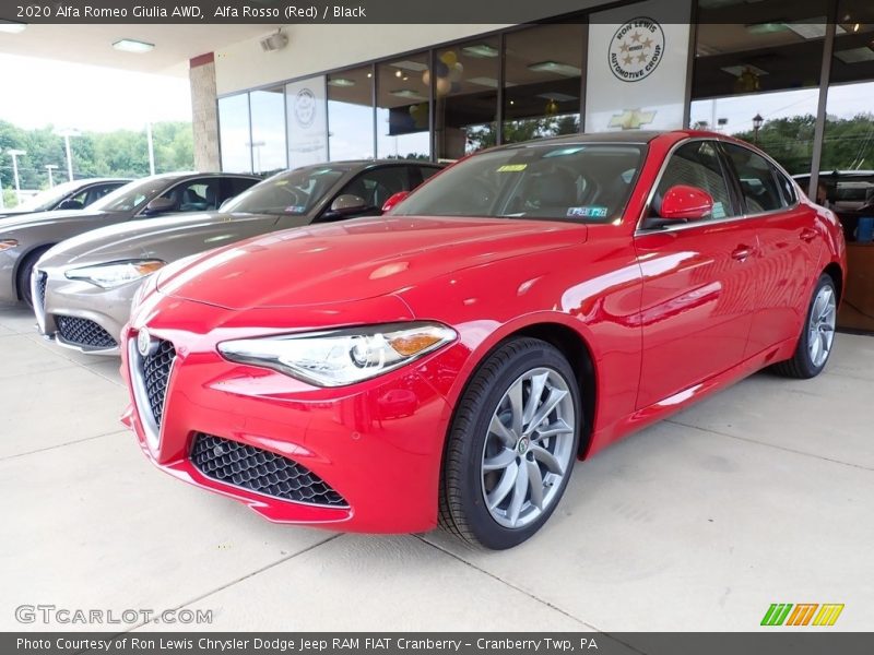 Alfa Rosso (Red) / Black 2020 Alfa Romeo Giulia AWD