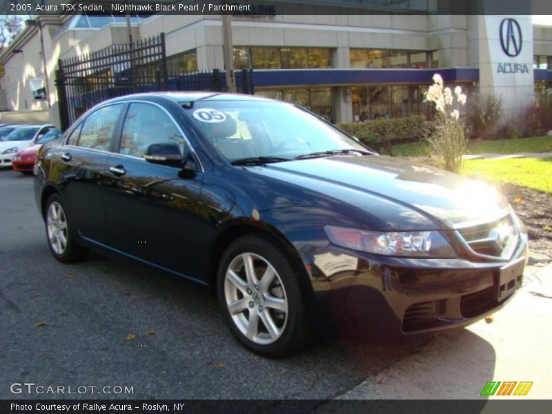 Nighthawk Black Pearl / Parchment 2005 Acura TSX Sedan