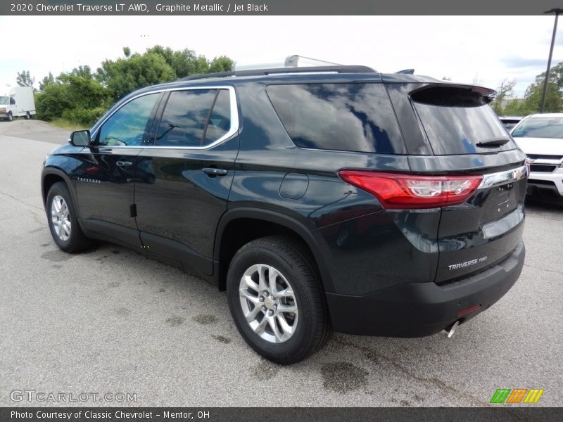 Graphite Metallic / Jet Black 2020 Chevrolet Traverse LT AWD