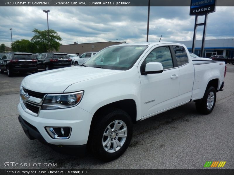 Summit White / Jet Black 2020 Chevrolet Colorado LT Extended Cab 4x4