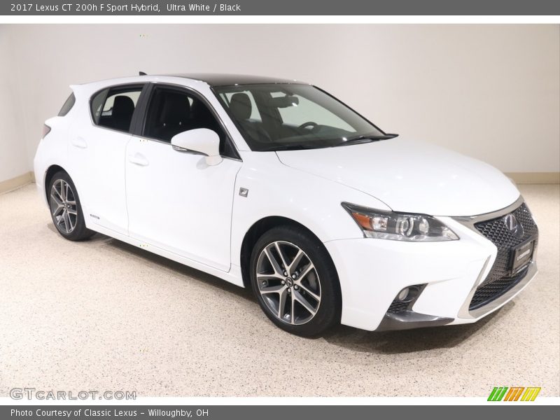 Ultra White / Black 2017 Lexus CT 200h F Sport Hybrid