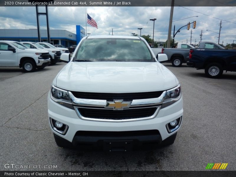 Summit White / Jet Black 2020 Chevrolet Colorado LT Extended Cab 4x4