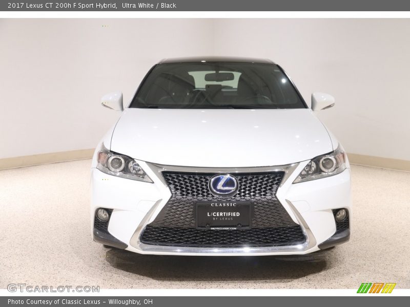 Ultra White / Black 2017 Lexus CT 200h F Sport Hybrid