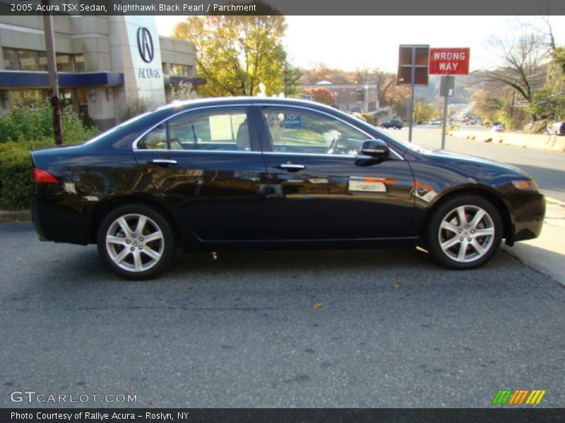Nighthawk Black Pearl / Parchment 2005 Acura TSX Sedan