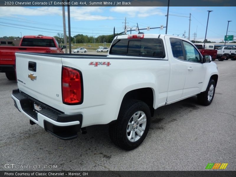 Summit White / Jet Black 2020 Chevrolet Colorado LT Extended Cab 4x4