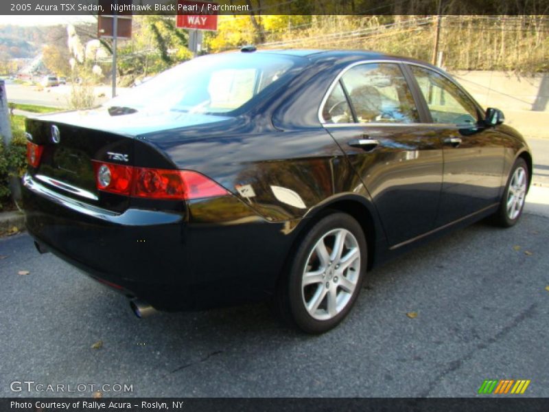 Nighthawk Black Pearl / Parchment 2005 Acura TSX Sedan