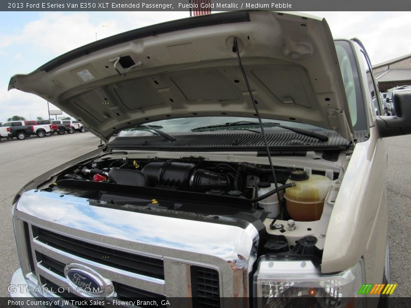 Pueblo Gold Metallic / Medium Pebble 2013 Ford E Series Van E350 XLT Extended Passenger